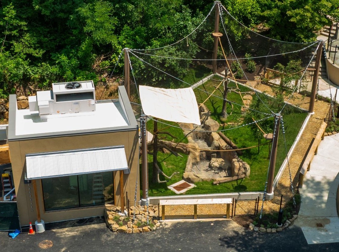 Brandywine Zoo's Outdoor exhibit.